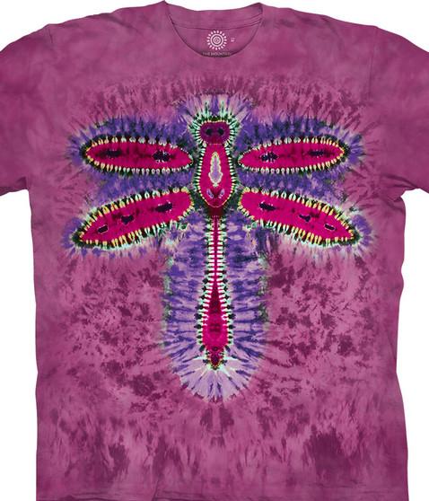 liquid blue Dragonfly Tie-Dye Classic Cotton T-Shirt