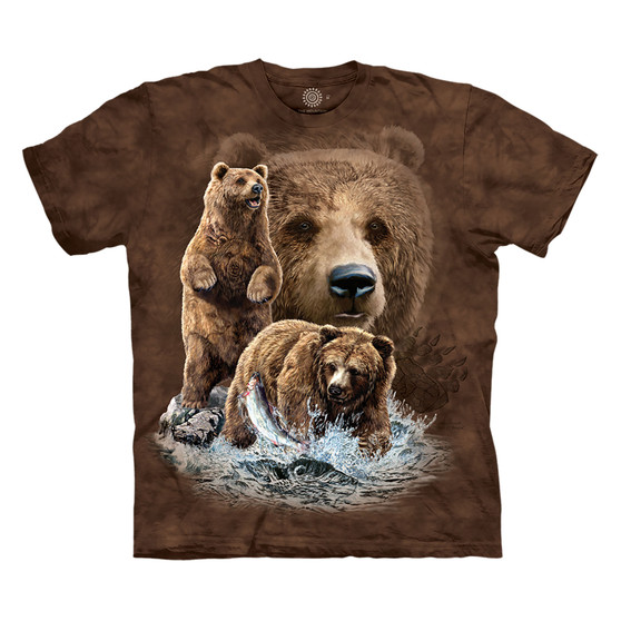 Liquid Blue Find 10 Brown Bears Classic Cotton T-Shirt