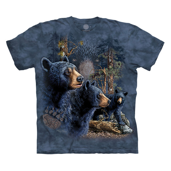 Liquid Blue Find 13 Black Bears Classic Cotton T-Shirt