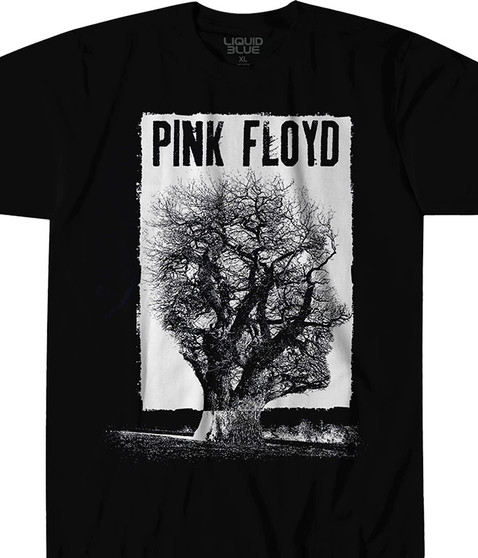 liquid blue Floyd Half Life Black Poly-Cotton T-Shirt