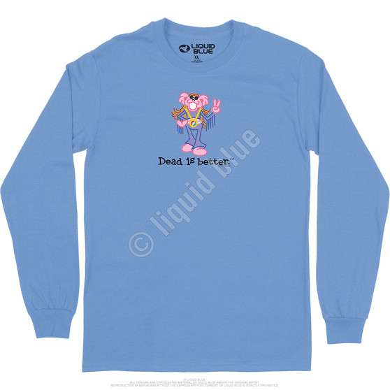 Liquid Blue Fringe Dead Is Better Long Sleeve T-Shirt