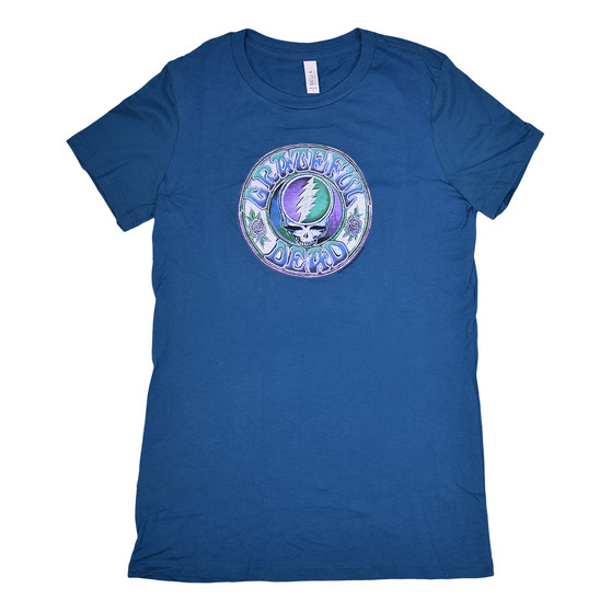 Liquid Blue GD Batik SYF Blue Juniors Long Length T-Shirt