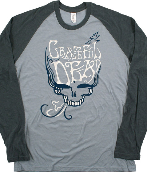 liquid blue GD Blue Rose Smoke Light Blue Long Sleeve T-Shirt