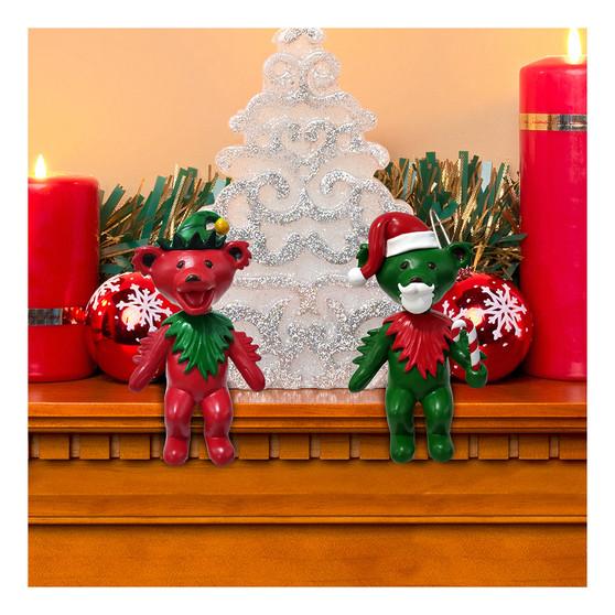 Liquid Blue GD Bobblehead Buddy Holiday Dancing Bear Elf