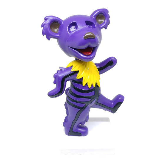Liquid Blue GD Bobblehead Dancing Skeleton Bear Purple