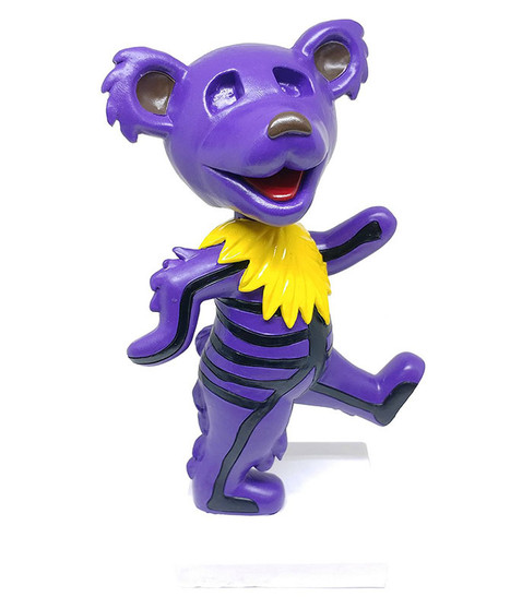 liquid blue GD Bobblehead Dancing Skeleton Bear Purple