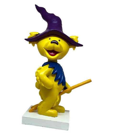 liquid blue GD Bobblehead Dancing Witch Bear Yellow