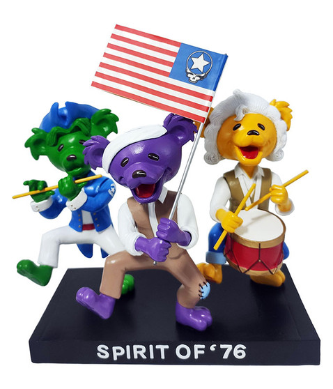 liquid blue GD Bobbleheads Dancing Bear Spirit of 76