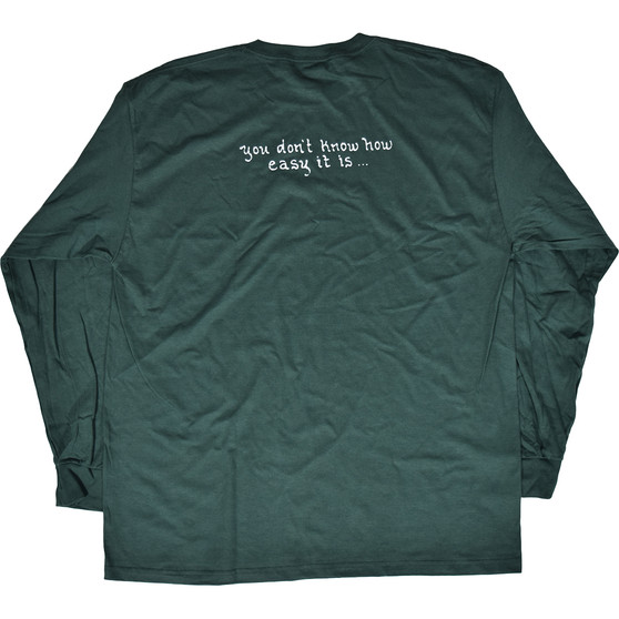 Liquid Blue GD Brent Mydland Green Long Sleeve T-Shirt