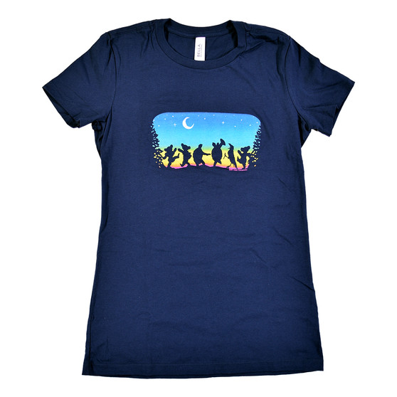 Liquid Blue GD Moondance Navy Juniors Long Length T-Shirt