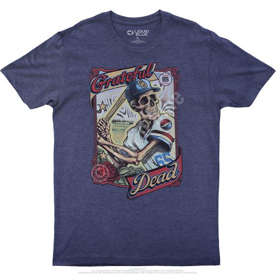 Liquid Blue GD On-Deck Dark Blue Heather Poly-Cotton T-Shirt