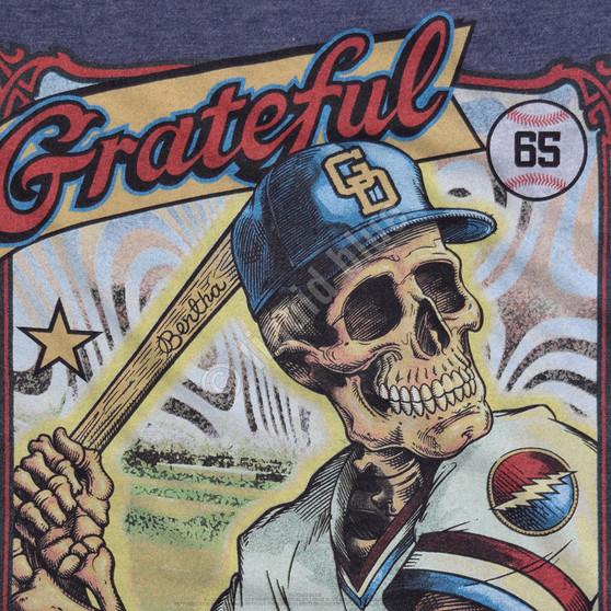 Liquid Blue GD On-Deck Dark Blue Heather Poly-Cotton T-Shirt