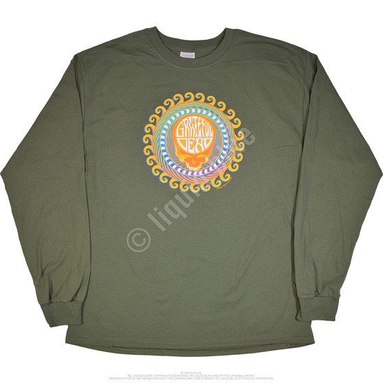 Liquid Blue GD Orange Sunshine Green Long Sleeve T-Shirt