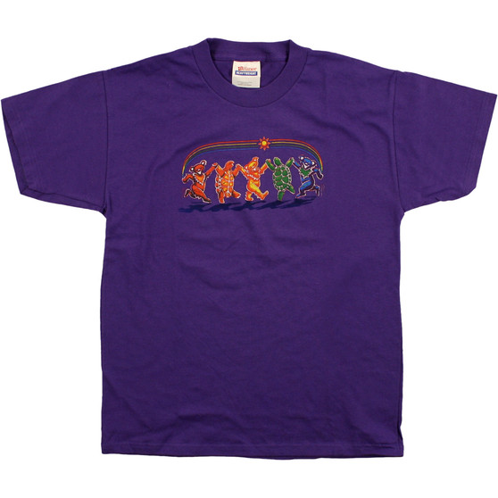 Liquid Blue GD Rainbow Critters Youth Purple T-Shirt