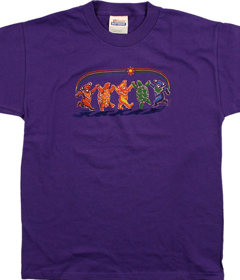 liquid blue GD Rainbow Critters Youth Purple T-Shirt