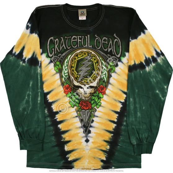 Liquid Blue GD Shamrock V Tie-Dye Long Sleeve T-Shirt