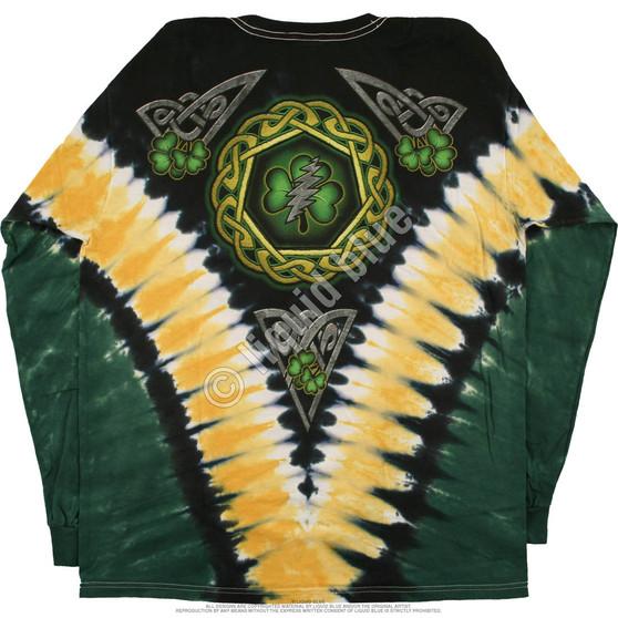 Liquid Blue GD Shamrock V Tie-Dye Long Sleeve T-Shirt