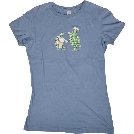 Liquid Blue GD Terrapin Station Light Blue Juniors Long Length T-Shirt