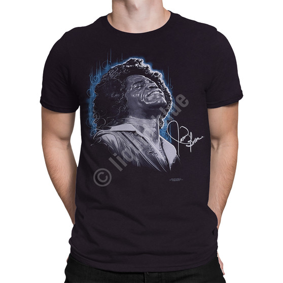 Liquid Blue Godfather Of Soul Black Athletic T-Shirt