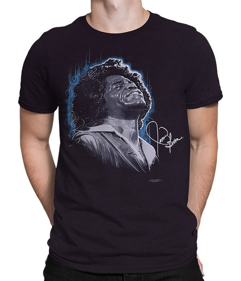 liquid blue Godfather of Soul Black Athletic T-Shirt