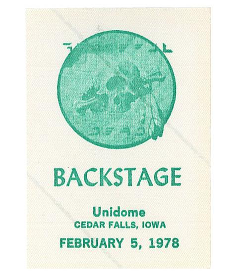 liquid blue Grateful Dead 1978 02-05 Backstage Pass