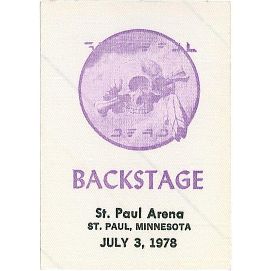 Liquid Blue Grateful Dead 1978 07-03 Backstage Pass