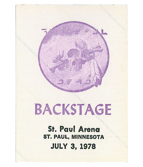 liquid blue Grateful Dead 1978 07-03 Backstage Pass
