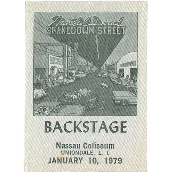 Liquid Blue Grateful Dead 1979 01-10 Backstage Pass