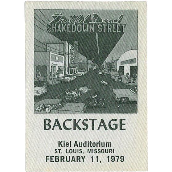 Liquid Blue Grateful Dead 1979 02-11 Backstage Pass