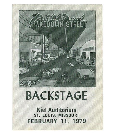 liquid blue Grateful Dead 1979 02-11 Backstage Pass