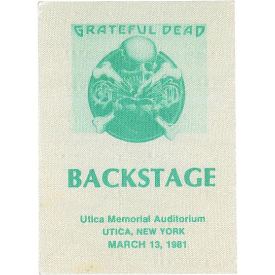 Liquid Blue Grateful Dead 1981 03-13 Backstage Pass