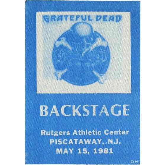 Liquid Blue Grateful Dead 1981 05-15 Backstage Pass