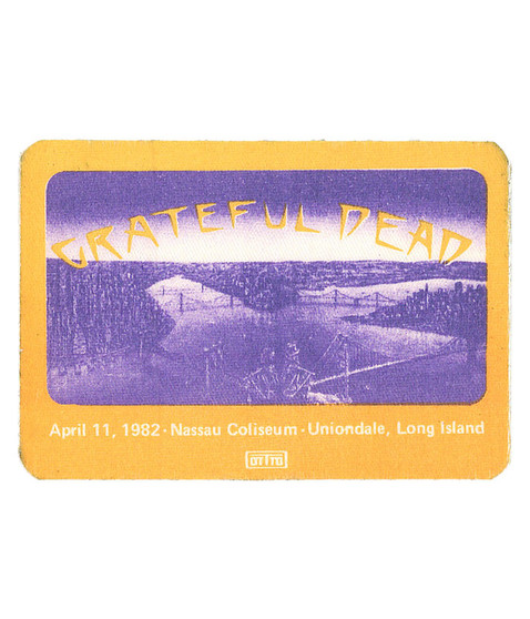 liquid blue Grateful Dead 1982 04-11 Backstage Pass