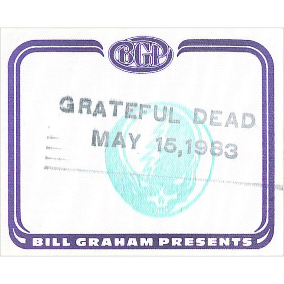 Liquid Blue Grateful Dead 1983 05-15 Backstage Pass
