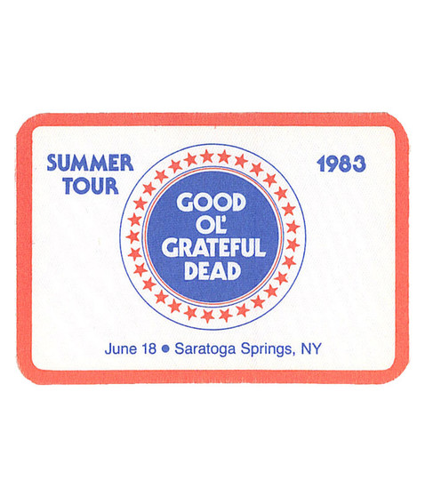 liquid blue Grateful Dead 1983 06-18 Backstage Pass