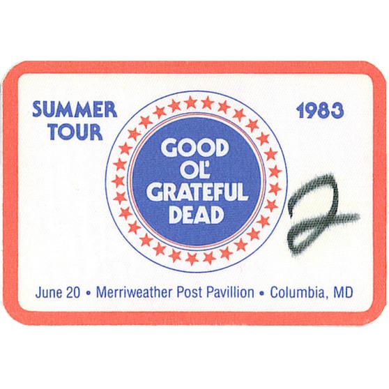 Liquid Blue Grateful Dead 1983 06-20 Backstage Pass