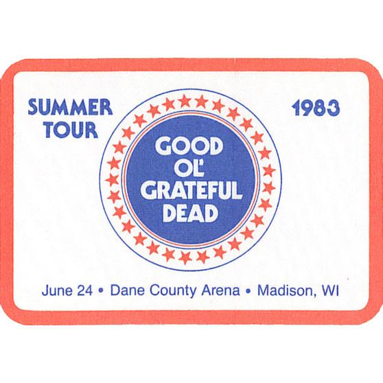 Liquid Blue Grateful Dead 1983 06-24 Backstage Pass