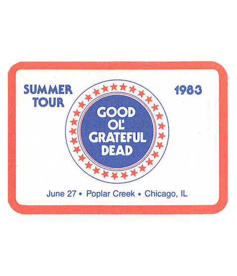 liquid blue Grateful Dead 1983 06-27 Backstage Pass