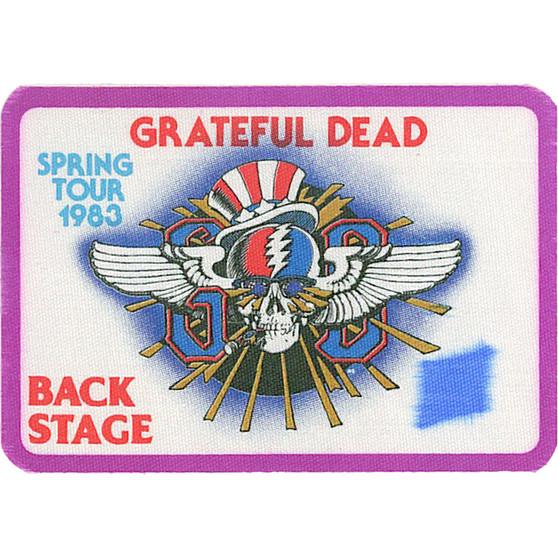 Liquid Blue Grateful Dead 1983 Spring Tour Purple Backstage Pass