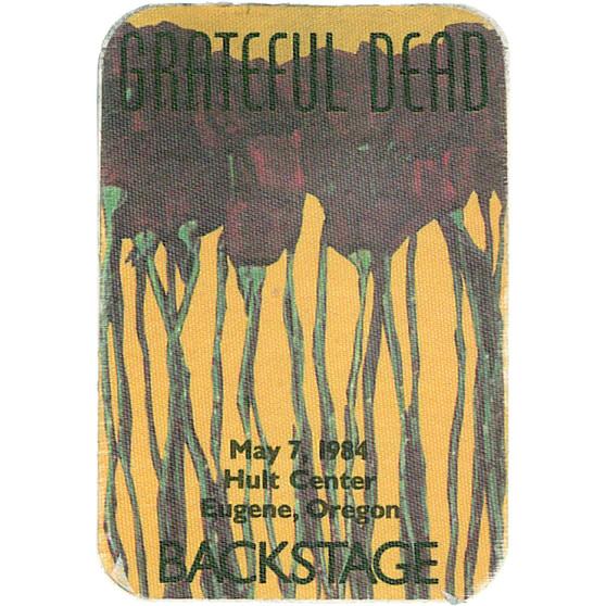 Liquid Blue Grateful Dead 1984 05-07 Backstage Pass