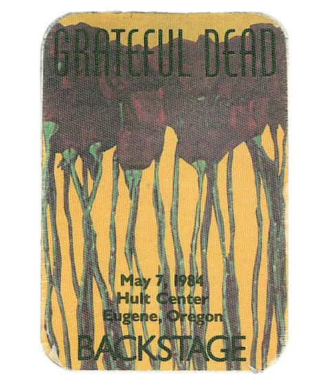 liquid blue Grateful Dead 1984 05-07 Backstage Pass
