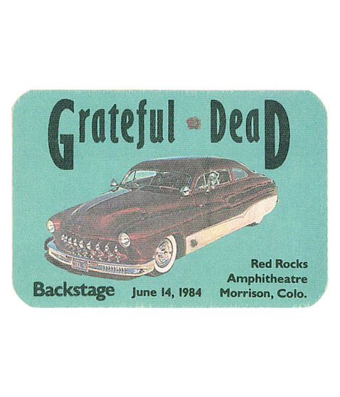 liquid blue Grateful Dead 1984 06-14 Backstage Pass