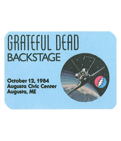 liquid blue Grateful Dead 1984 10-12 Backstage Pass