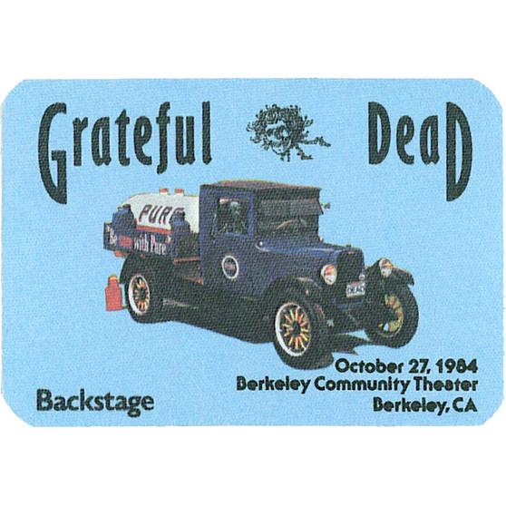 Liquid Blue Grateful Dead 1984 10-27 Backstage Pass