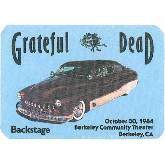 Liquid Blue Grateful Dead 1984 10-30 Backstage Pass