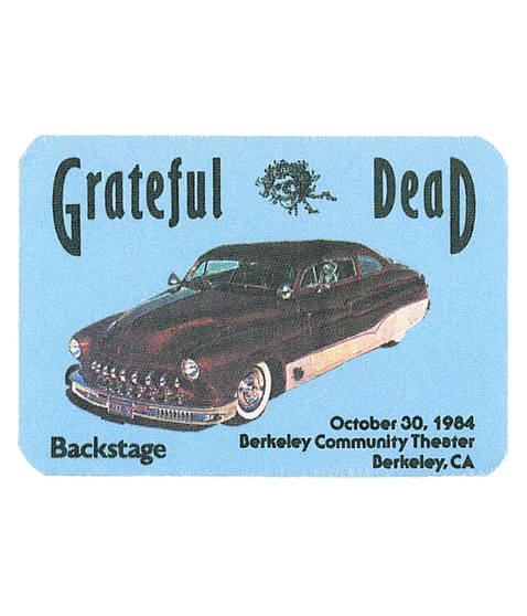 liquid blue Grateful Dead 1984 10-30 Backstage Pass