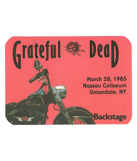 liquid blue Grateful Dead 1985 03-28 Backstage Pass