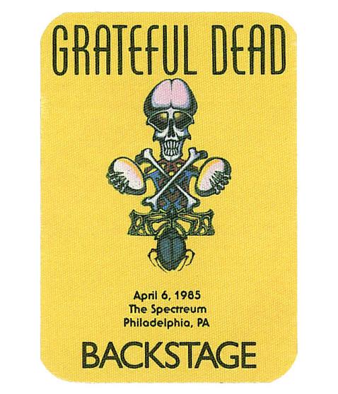 liquid blue Grateful Dead 1985 04-06 Backstage Pass