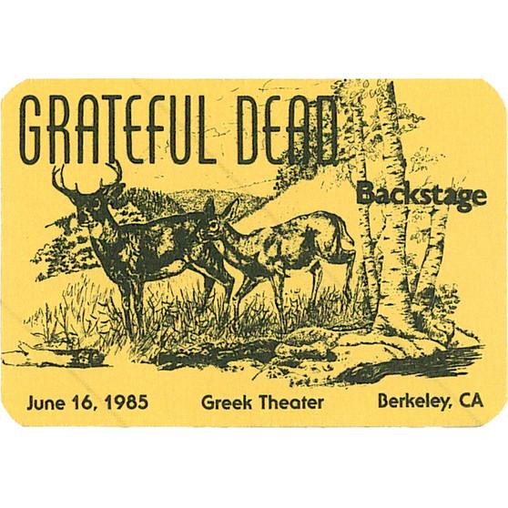 Liquid Blue Grateful Dead 1985 06-16 Backstage Pass