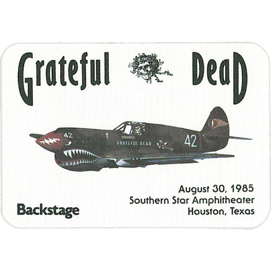 Liquid Blue Grateful Dead 1985 08-30 Backstage Pass